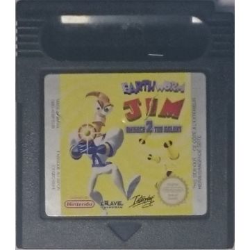 Earthworm Jim Menace 2 the Galaxy-Kale Cassette (GBC) Gebruikt