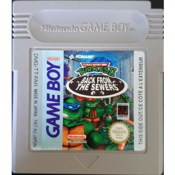 Teenage Mutant Hero Turtles II Back from the Sewers-Kale Cassette (Game Boy) Gebruikt