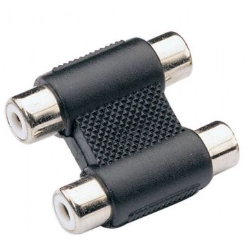 Merkloos 2x RCA Female Naar 2x RCA Female Composiet Koppelstuk-Standaard (Diversen) Gebruikt