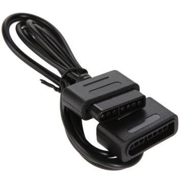 Merkloos SNES Controller Verlengkabel-Zwart (SNES) Nieuw