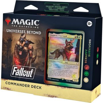 Magic the Gathering TCG Fallout Universes Beyond Commander Deck-Scrappy Survivors (Diversen) Nieuw