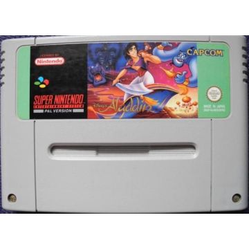Disney's Aladdin-Kale Cassette Duits (SNES) Gebruikt