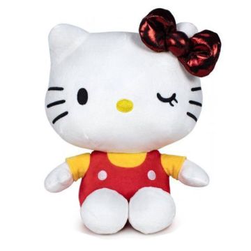 Play by Play Hello Kitty 50th Anniversary Pluche 36CM-Rood (Diversen) Nieuw