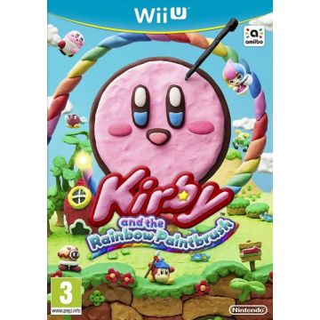 Kirby and the Rainbow Paintbrush-Standaard (Wii U) Gebruikt