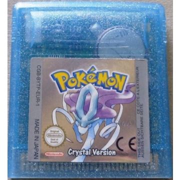 Pokémon Crystal Version-Kale Cassette (GBC) Gebruikt