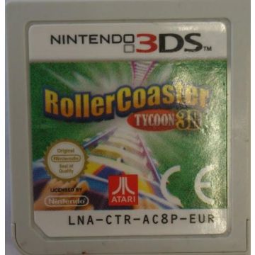 RollerCoaster Tycoon 3D-Kale Cassette (3DS) Gebruikt
