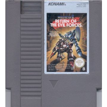 Probotector II Return Of The Evil Forces-Kale Cassette (NES) Gebruikt