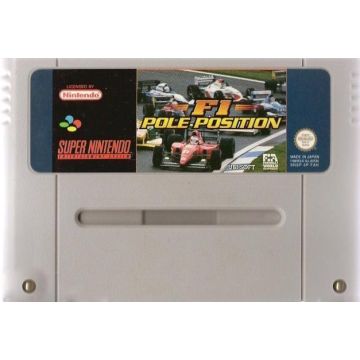 F1 Pole Position-Kale Cassette (SNES) Gebruikt