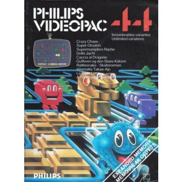Philips Videopac 44 Crazy Chase-Standaard (Philips Videopac) Gebruikt