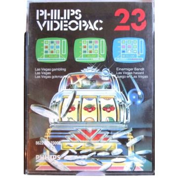 Philips Videopac 23 Las Vegas Gambling-Standaard (Philips Videopac) Gebruikt