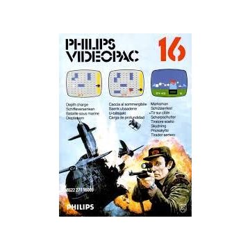 Philips Videopac 16 Depth Charge / Marksman-Standaard (Philips Videopac) Gebruikt