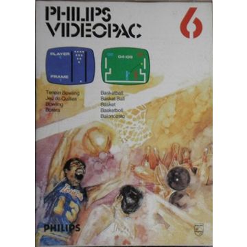 Philips Videopac 06 Tenpin Bowling / Basketball-Standaard (Philips Videopac) Gebruikt