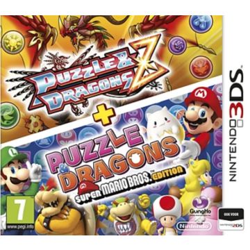 Puzzle & Dragons Z + P&D Super Mario Bros. Edition-Standaard (3DS) Gebruikt