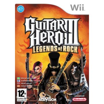Guitar Hero III Legends of Rock-Standaard (Wii) Gebruikt