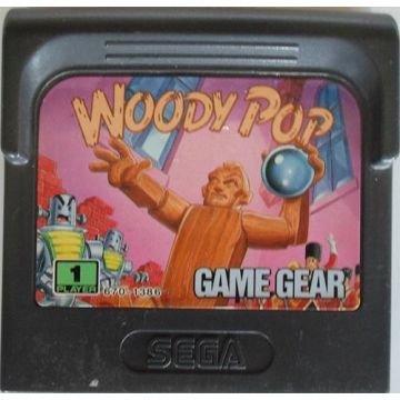 Woody Pop-Kale Cassette (Sega GameGear) Gebruikt