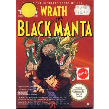 Wrath Of The Black Manta-Standaard (NES) Gebruikt