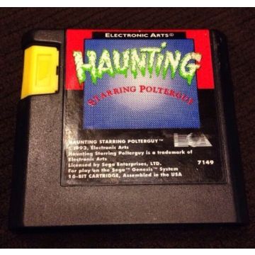 Haunting Starring Polterguy-Kale Cassette (Sega Mega Drive) Gebruikt