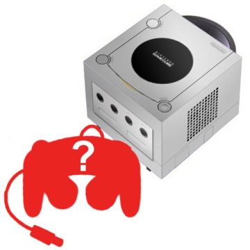 Nintendo GameCube-Zilver Incl. Merkloos Controller (GameCube) Gebruikt