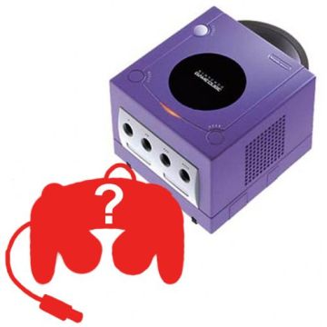 Nintendo GameCube-Paars Incl. Merkloos Controller (GameCube) Gebruikt