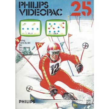 Philips Videopac 25 Skiing-Standaard (Philips Videopac) Gebruikt