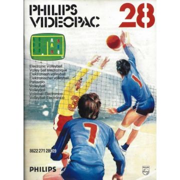 Philips Videopac 28 Electronic Volleyball-Standaard (Philips Videopac) Gebruikt