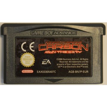 Need for Speed Carbon Own the City-Kale Cassette (GBA) Gebruikt
