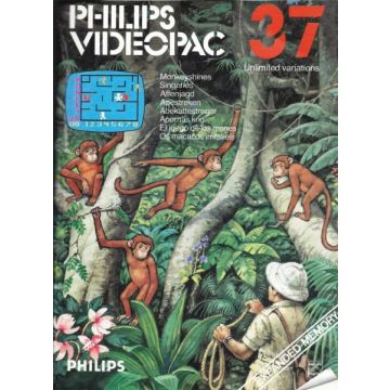 Philips Videopac 37 Monkeyshines-Standaard (Philips Videopac) Gebruikt