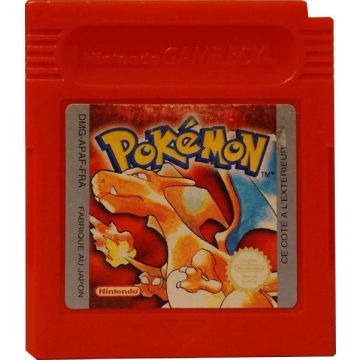 Pokémon Red Version-Kale Cassette Frans (Game Boy) Gebruikt