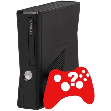 Microsoft Xbox 360 Slim 4GB Zwart-Incl. Merkloos Controller (Xbox 360) Gebruikt
