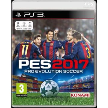 Pro Evolution Soccer 2017-Standaard (PlayStation 3) Gebruikt