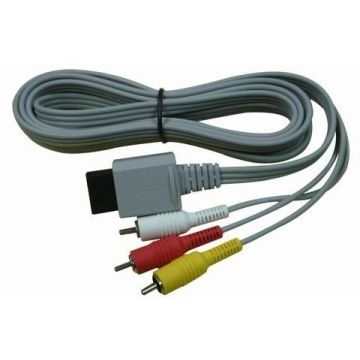 Nintendo Wii 3x RCA Composiet AV Kabel-1.8M (Wii) Gebruikt