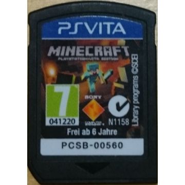Minecraft PlayStation Vita Edition-Kale Cassette (PS Vita) Gebruikt