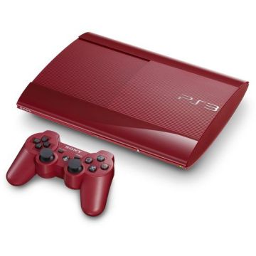 Sony PlayStation 3 Super Slim 500GB-Rood (PlayStation 3) Gebruikt