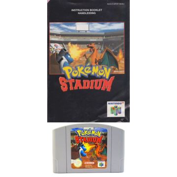 Pokémon Stadium-Kale Cassette Incl. Handleiding (N64) Gebruikt