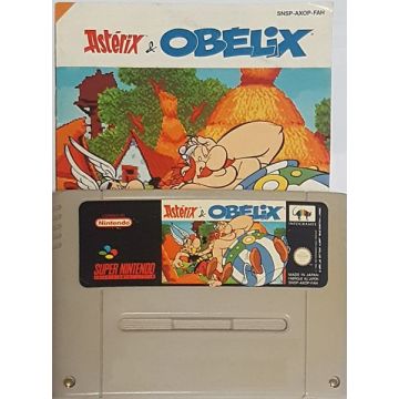 Asterix & Obelix-Kale Cassette Incl. Handleiding (SNES) Gebruikt