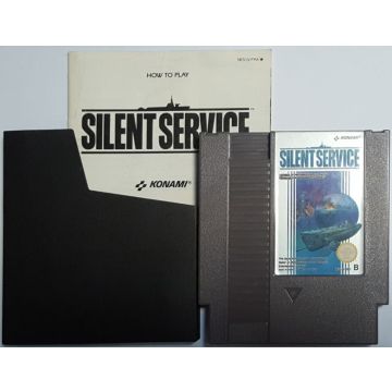 Silent Service-Kale Cassette Incl. Handleiding en Sleeve (NES) Gebruikt