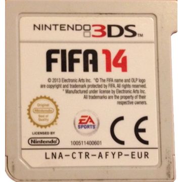 FIFA 14-Legacy Edition Kale Cassette (3DS) Gebruikt