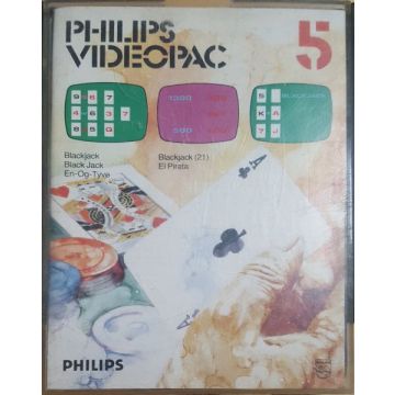 Philips Videopac 05 Blackjack-Standaard (Philips Videopac) Gebruikt