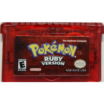 Pokémon Ruby Version-Kale Cassette Amerikaans (GBA) Gebruikt