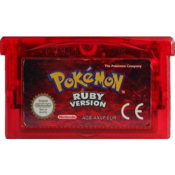 Pokémon Ruby Version-Kale Cassette (GBA) Gebruikt