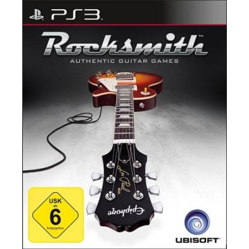 Rocksmith Authentic Guitar Games-Excl. Real Tone Cable Duits (PlayStation 3) Gebruikt