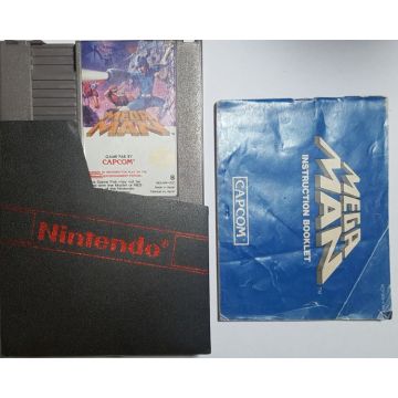 Mega Man-Kale Cassette Incl. Handleiding en Sleeve (NES) Gebruikt