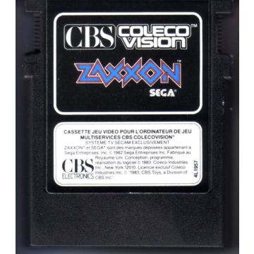 Zaxxon-Kale Cassette (ColecoVision) Gebruikt