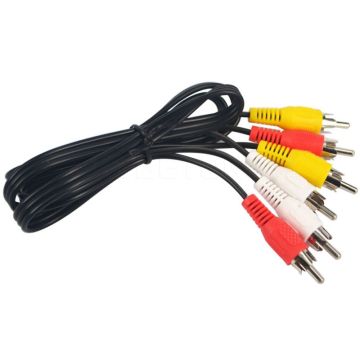 Merkloos 3x RCA naar 3x RCA Composiet Kabel-1.5M (Diversen) Gebruikt