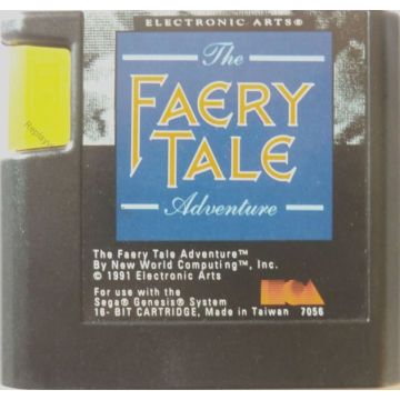 The Faery Tale Adventures-Kale Cassette (Sega Mega Drive) Gebruikt