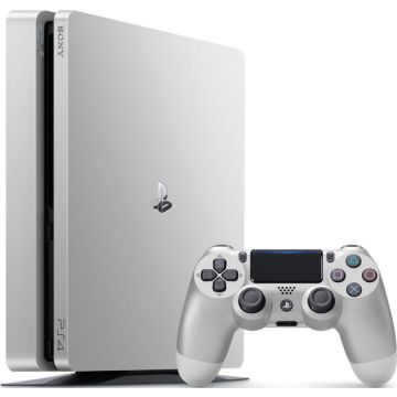 Sony PlayStation 4 Slim 500GB-Zilver (PlayStation 4) Gebruikt
