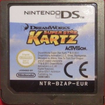 Dreamworks Super Star Kartz-Kale Cassette (NDS) Gebruikt