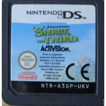 DreamWorks Shrek the Third-Kale Cassette (NDS) Gebruikt