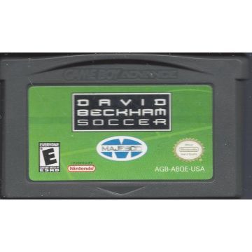 David Beckham Soccer-Kale Cassette Amerikaans (GBA) Gebruikt