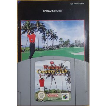 Waialae Country Club Waialae Country Club True Golf Classics-Kale Cassette Incl. Handleiding (N64) Gebruikt